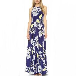 Yumi Kim navy floral gown